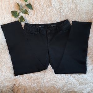 Vera Wang Mid-Rise Jean's 10p Straight Leg